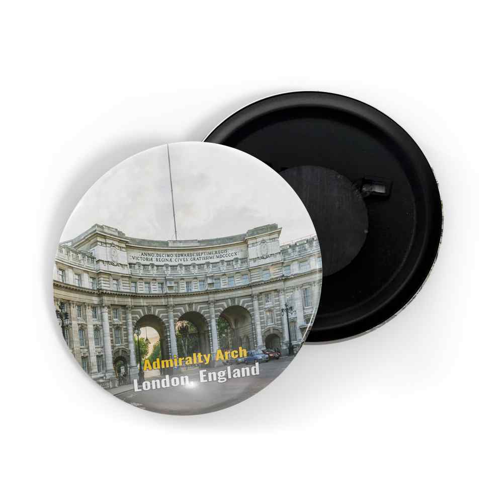 dhcrafts Fridge Magnet Multicolor Famous Tourist Place Admiralty Arch London, England Glossy Finish Design Pack of 1